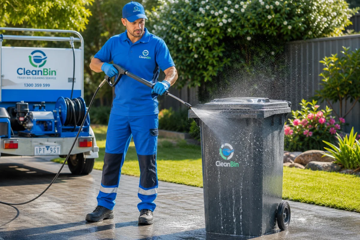 service nettoyage poubelles