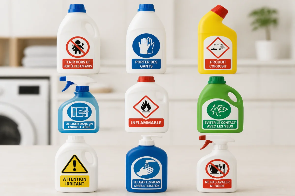 pictogramme produits ménagers