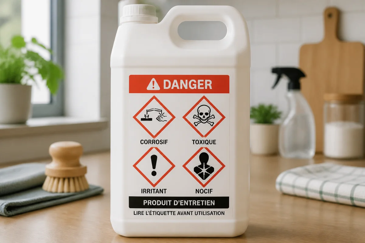 pictogramme produits ménagers