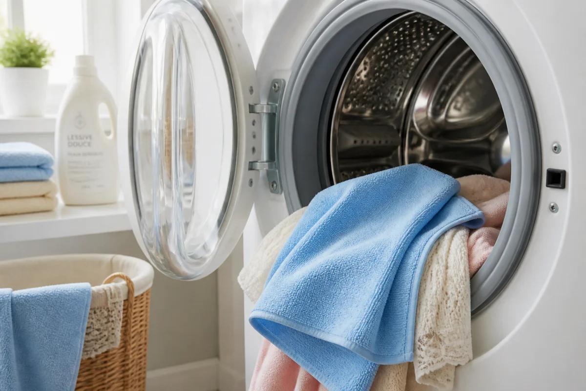 lavage chiffon microfibre