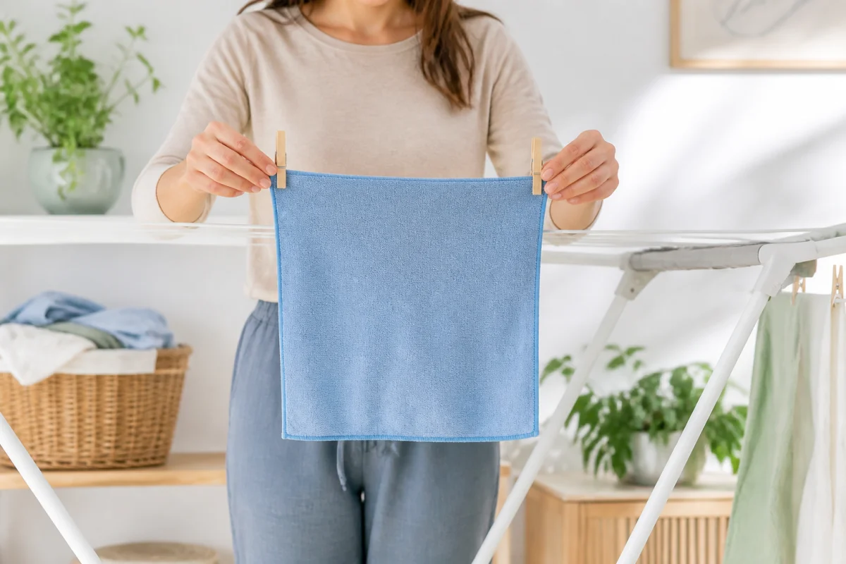 lavage chiffon microfibre