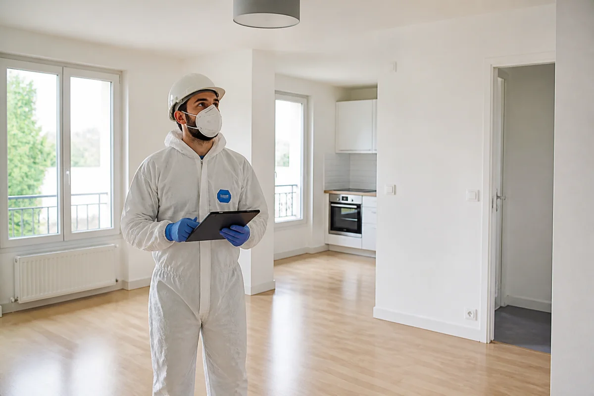 Nettoyage extrême après sinistre dans un logement